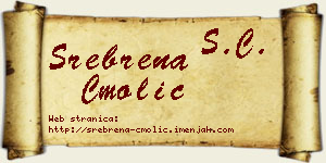 Srebrena Cmolić vizit kartica